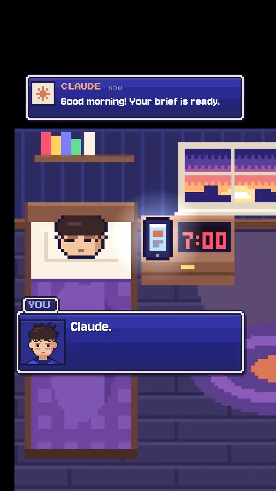 Quest: Claude, why are you texting me at 7 AM?